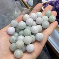Jadeite Beads, Round, polished, DIY, green, 14mm 