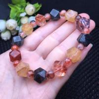 Bracelets quartz, Cristal naturel, pour femme, couleurs mélangées Environ 21 cm, Vendu par PC
