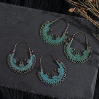 Zinc Alloy Hoop Earring, plated, fashion jewelry & for woman & enamel 