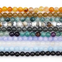 Mixed Gemstone Beads, Agate, Round, DIY & faceted 8mm, Approx 