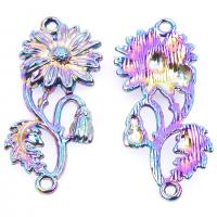 Flower Zinc Alloy Connector, Sunflower, colorful plated, Unisex Approx 19.69 Inch 