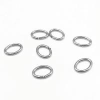 Stainless Steel Open Jump Ring, 304 Stainless Steel, DIY original color, Approx 
