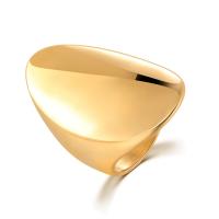 Anillos de Acero Inoxidable, acero inoxidable 304, forma de anillo, chapado en color dorado, Joyería & pulido & unisexo & diverso tamaño para la opción, dorado, Vendido por UD