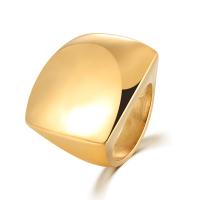 Stainless Steel Finger Ring, 304 Stainless Steel, ring shape, gold color plated, fashion jewelry & polished & for woman, golden 