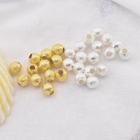 Weinlese Messing Perlen, rund, Vakuum-Ionen-Beschichtung, DIY & verschiedene Größen vorhanden, keine, verkauft von PC
