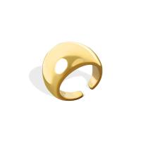 metal Anillo de dedo Cuff, Esférico, chapado, Ajustable & Joyería & para mujer, más colores para la opción, 18.2x13mm, Vendido por UD