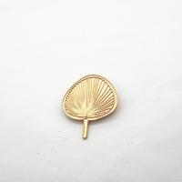 Zinc Alloy Jewelry Brooch, gold color plated, Unisex 