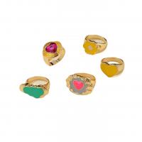 Ring Set, Zinc Alloy, fashion jewelry & for woman & enamel & with rhinestone 