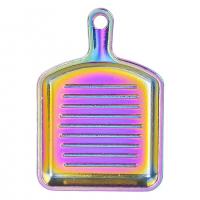 Zinc Alloy Necklace, plated, for woman, multi-colored cm 