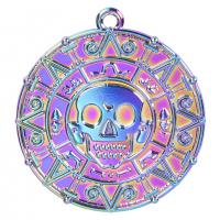 Zinc Alloy Necklace, plated, cross chain & for man, multi-colored cm 