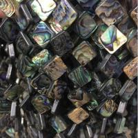 Abalone Shell Beads, Rhombus, Carved, DIY, mixed colors, 12mm Approx 38 cm 