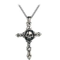 304 Stainless Steel Necklace, Cross, fashion jewelry & for man Approx 19.68 Inch 