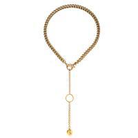 Collier de bijoux en acier inoxydable, Acier inoxydable 304, bijoux de mode & pour femme, plus de couleurs à choisir, 8mm,15mm,12mm Environ 15.75 pouce, Vendu par PC