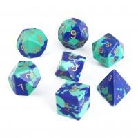 Synthetic Lapis Dice, mixed colors, 15-20mm 