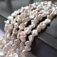 Keishi 培養した淡水の真珠, 天然有核フレッシュウォーターパール, ナチュラル & DIY, ホワイト, 6-7mm, 長さ:36-40 センチ, 売り手 ストランド