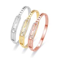 Titanium Steel Bangle, high quality plated, for woman & with rhinestone cm 