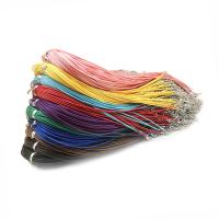 Вощеный шнур нейлона, Восковой шнур, Мужская, Много цветов для выбора, 1.5mm, длина:Приблизительно 45 см, Приблизительно 100ПК/сумка, продается сумка