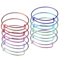 Brazalete de Aleación de Zinc, Donut, chapado, ajustable & para mujer, más colores para la opción, diámetro interior:aproximado 65mm, Vendido por UD