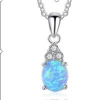 Copper Alloy Pendant, with Artificial Opal, with rhinestone, mixed colors, 20-40mm 