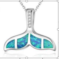 Copper Alloy Pendant, with Artificial Opal, mixed colors, 20-35mm 