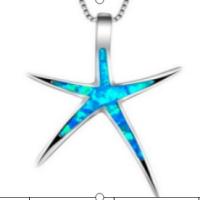 Copper Alloy Pendant, with Artificial Opal, Star, mixed colors, 20-35mm 