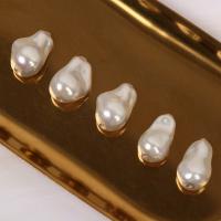 Natural Freshwater Pearl Loose Beads, Baroque, DIY, white 