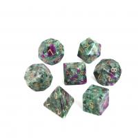 Ruby in Zoisite Dice, mixed colors, 15-20mm 
