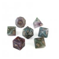 Indian Agate Dice, mixed colors, 15-20mm 