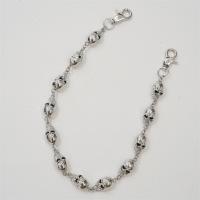 Iron Waist Chain, plated, Unisex, silver color cm 