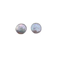 Бусины из искусственного пресноводного жемчуга в форме монеты, Пресноводные жемчуги, естественный & DIY, белый, 16-17mm, продается PC