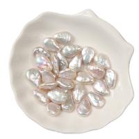 Perle de culture d'eau douce forme goutte, perle d'eau douce cultivée, Naturel & DIY & aucun trou, blanc Vendu par PC