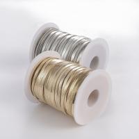 Brass Snake Chain, with plastic spool, plated, DIY 2.5mm, Approx 