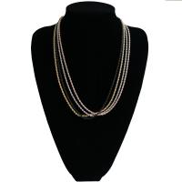 304 Stainless Steel Chain Necklace, Vacuum Ion Plating, French Rope Chain & for man 3mm Approx 60 cm 