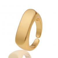 Латунь Манжеты палец кольцо, плакирован золотом, Регулируемый & Женский продается PC