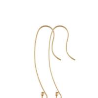 Gold Filled Earring Hook, 14K gold-filled, DIY, golden 
