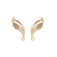 Brass Earring Drop Component, Butterfly, plated, fashion jewelry & micro pave cubic zirconia 