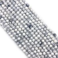 Howlite Beads, Round, DIY white Approx 14.96 Inch 