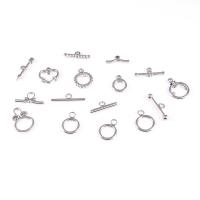 Stainless Steel Toggle Clasp, 304 Stainless Steel, machine polished, 2 pieces & fashion jewelry & polished & DIY & Unisex  original color 