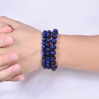 Bracelets en pierres oeil de tigre, fait à la main, bijoux de mode & normes différentes pour le choix & pour femme, plus de couleurs à choisir Environ 6.6-8.2 pouce, Vendu par PC