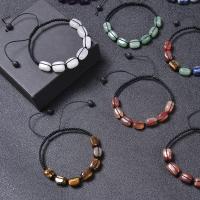 Gemstone Bracelets, with Knot Cord, handmade, fashion jewelry & Unisex Approx 6.6-12 Inch 