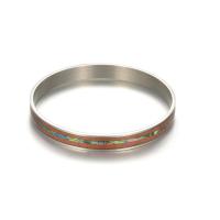 Titanium Steel Bangle, polished, fashion jewelry & Unisex 
