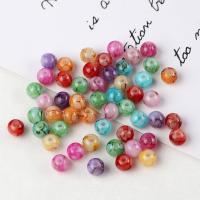 Perles en plastique de mode, Rond, vernis au four, DIY, plus de couleurs à choisir, 8mm Vendu par sac