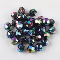 Plating Plastic Beads & DIY & imitation pearl & faceted 