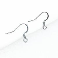 Stainless Steel Hook Earwire, 304 Stainless Steel, machine polished, fashion jewelry & DIY & for woman, original color 