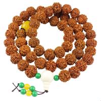 Rosary Necklace, Rudraksha, natural, fashion jewelry & Unisex, 17-18mm Approx 31.5 Inch, Approx 