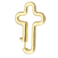 Brass Spring Buckle, gold color plated, fashion jewelry & DIY, golden 