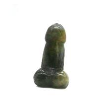 Rhodonite Decoration, Carved, green, 28mm 
