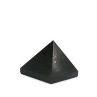 Obsidian Pyramid Decoration, Pyramidal, polished, black, 30mm 