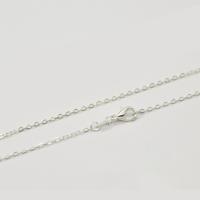 Kupfer+Beschichtet+Eisen Kette Halskette, plattiert, unisex, keine, 1.6mm, Länge:ca. 45 cm, ca. 100PCs/Tasche, verkauft von Tasche