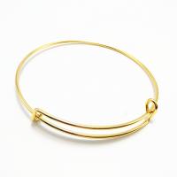 Iron Bangle, Donut, plated, Adjustable & Unisex Inner Approx 65mm 